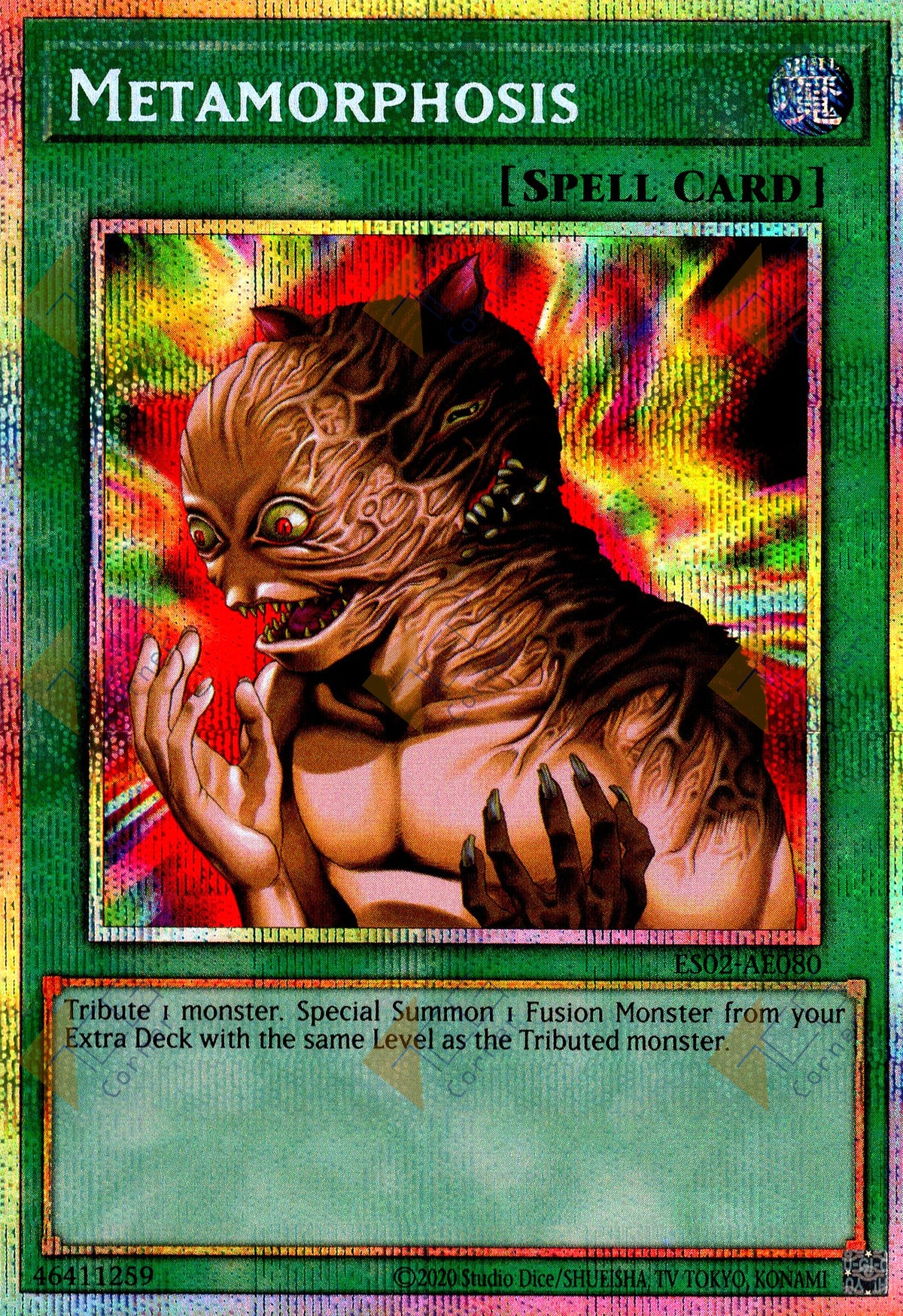 ES02-AE080 Metamorphosis (Prismatic Secret Rare) (Status B)