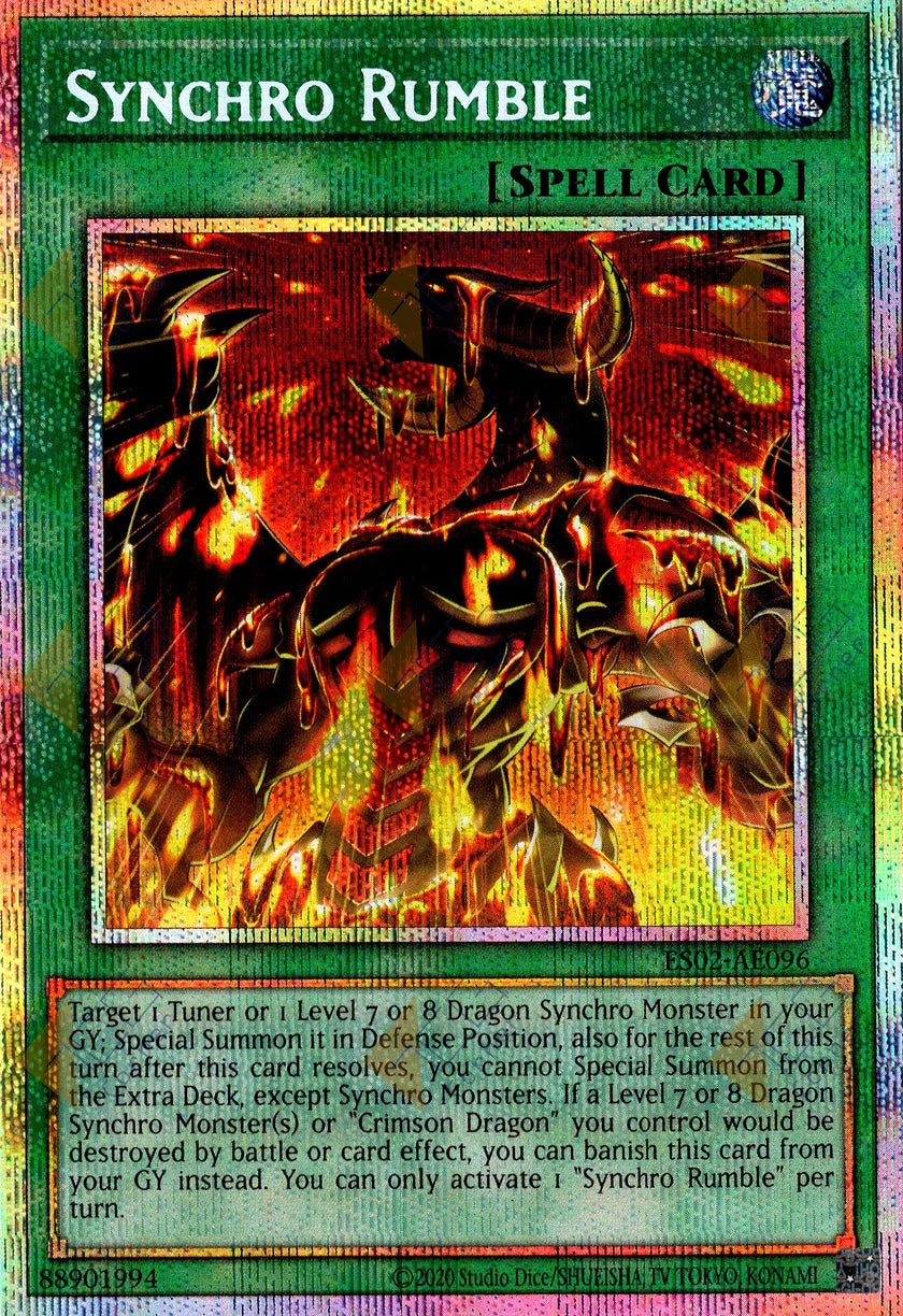 ES02-AE096 Synchro Rumble (Prismatic Secret Rare)