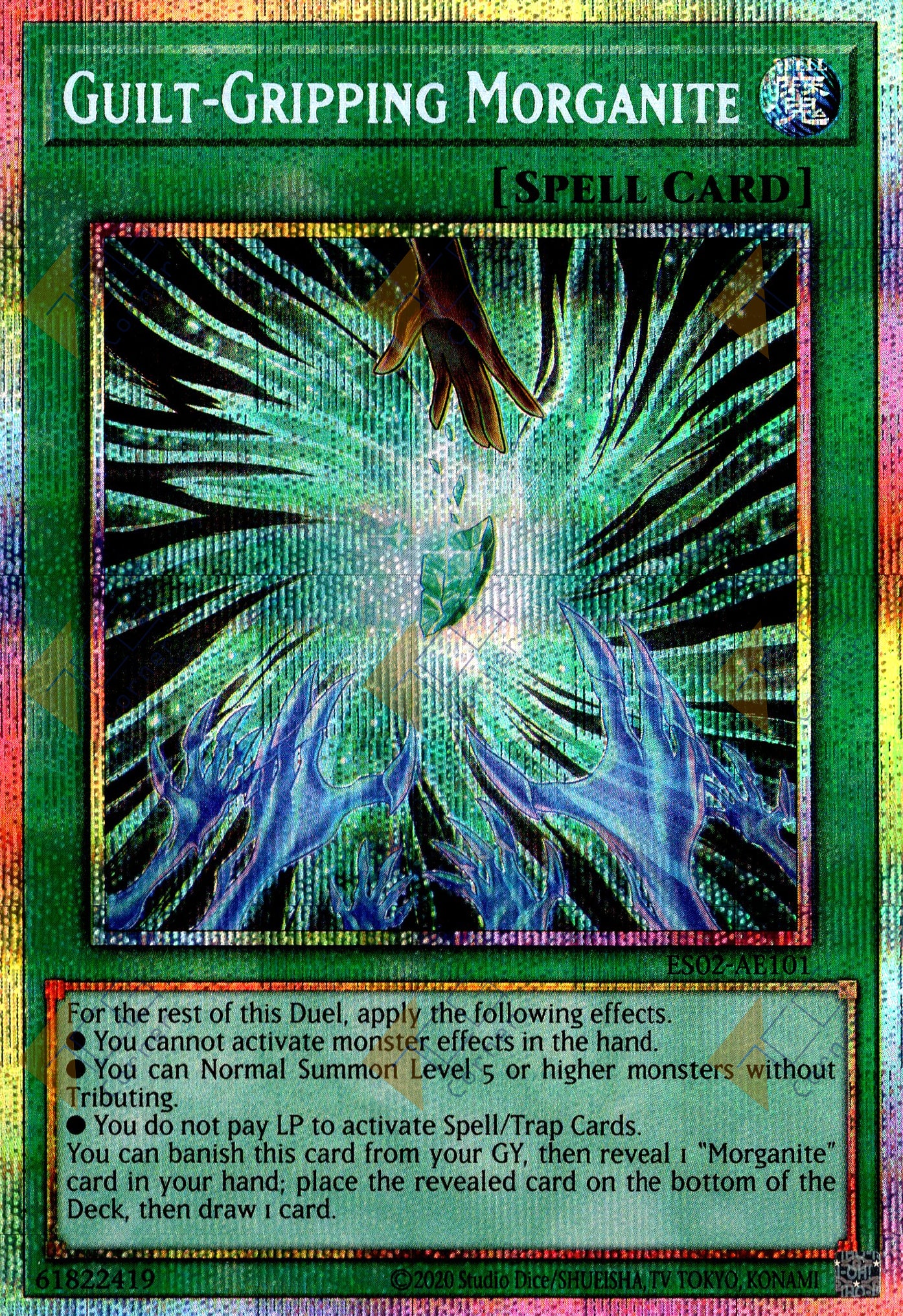 ES02-AE101 Guilt-Gripping Morganite (Prismatic Secret Rare)