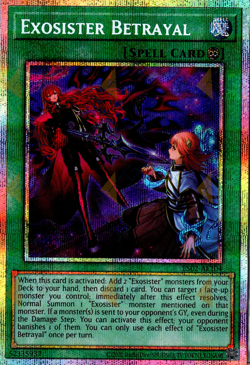 ES02-AE104 Exosister Betrayal (Prismatic Secret Rare)