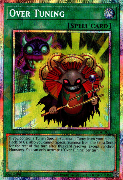 ES02-AE105 Over Tuning (Prismatic Secret Rare) (Status B)