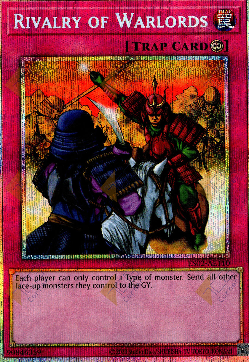 ES02-AE110 Rivalry of Warlords (Prismatic Secret Rare)