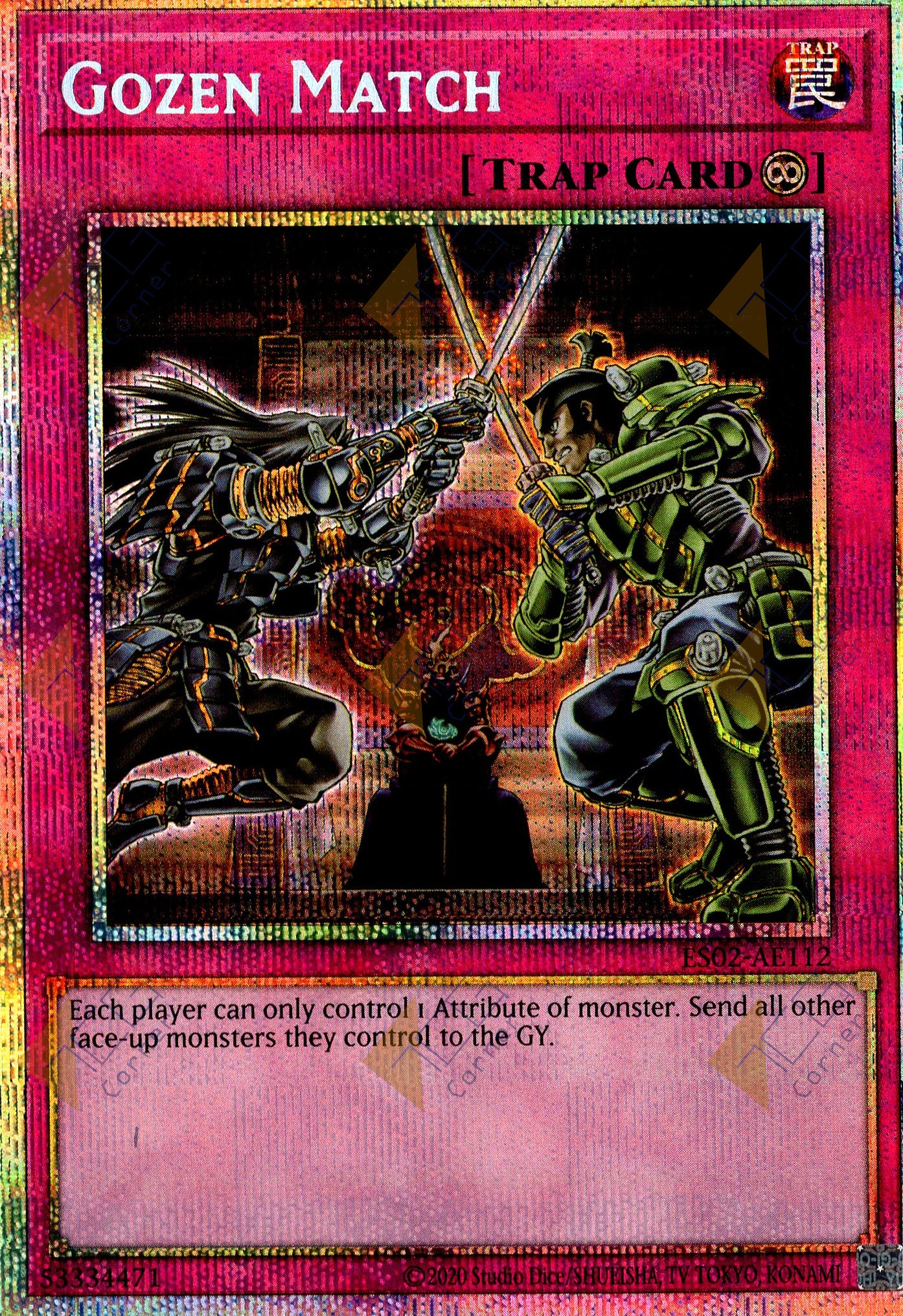 ES02-AE112 Gozen Match (Prismatic Secret Rare)