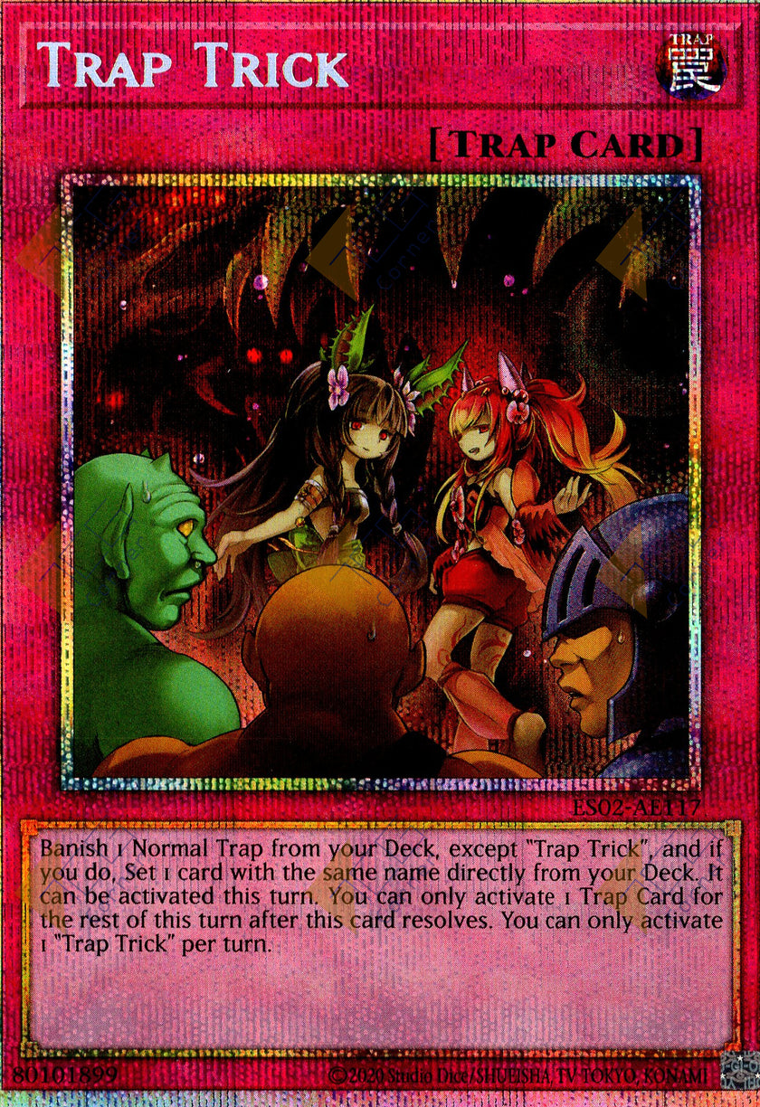 ES02-AE117 Trap Trick (Prismatic Secret Rare)