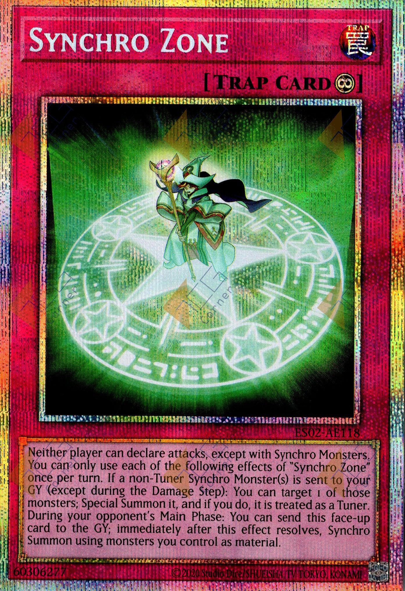 ES02-AE118 Synchro Zone (Prismatic Secret Rare)