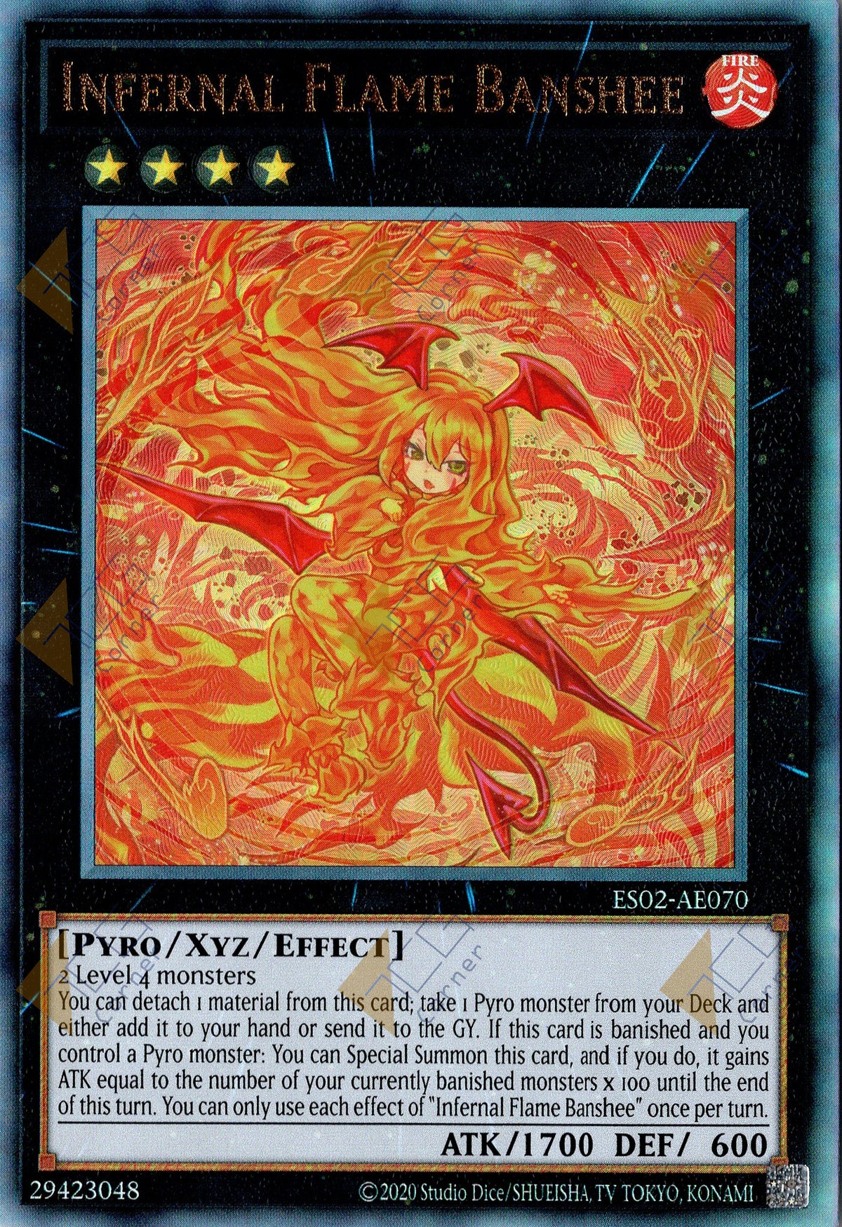 ES02-AE070 Infernal Flame Banshee (UL) (Status C)