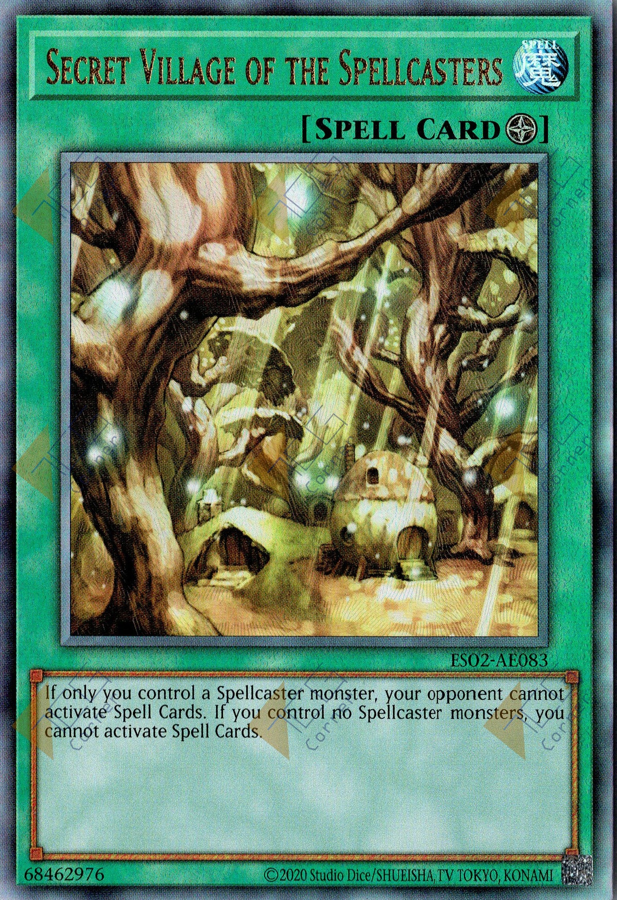 ES02-AE083 Secret Village of the Spellcasters (UL) (Status C)