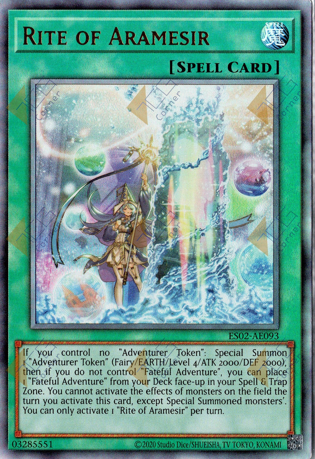 ES02-AE093 Rite of Aramesir (UL) (Status C)