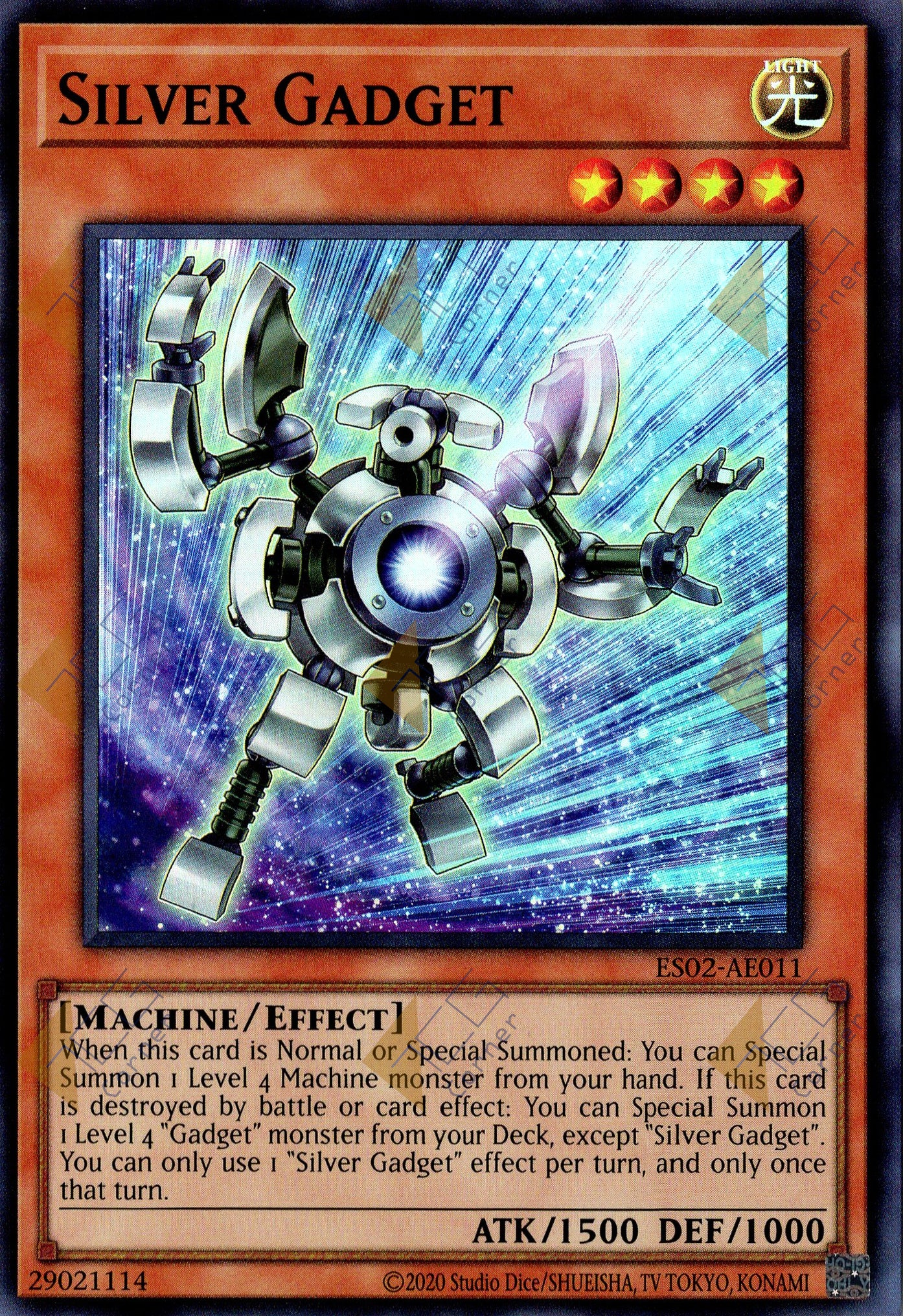 ES02-AE011 Silver Gadget (SR)