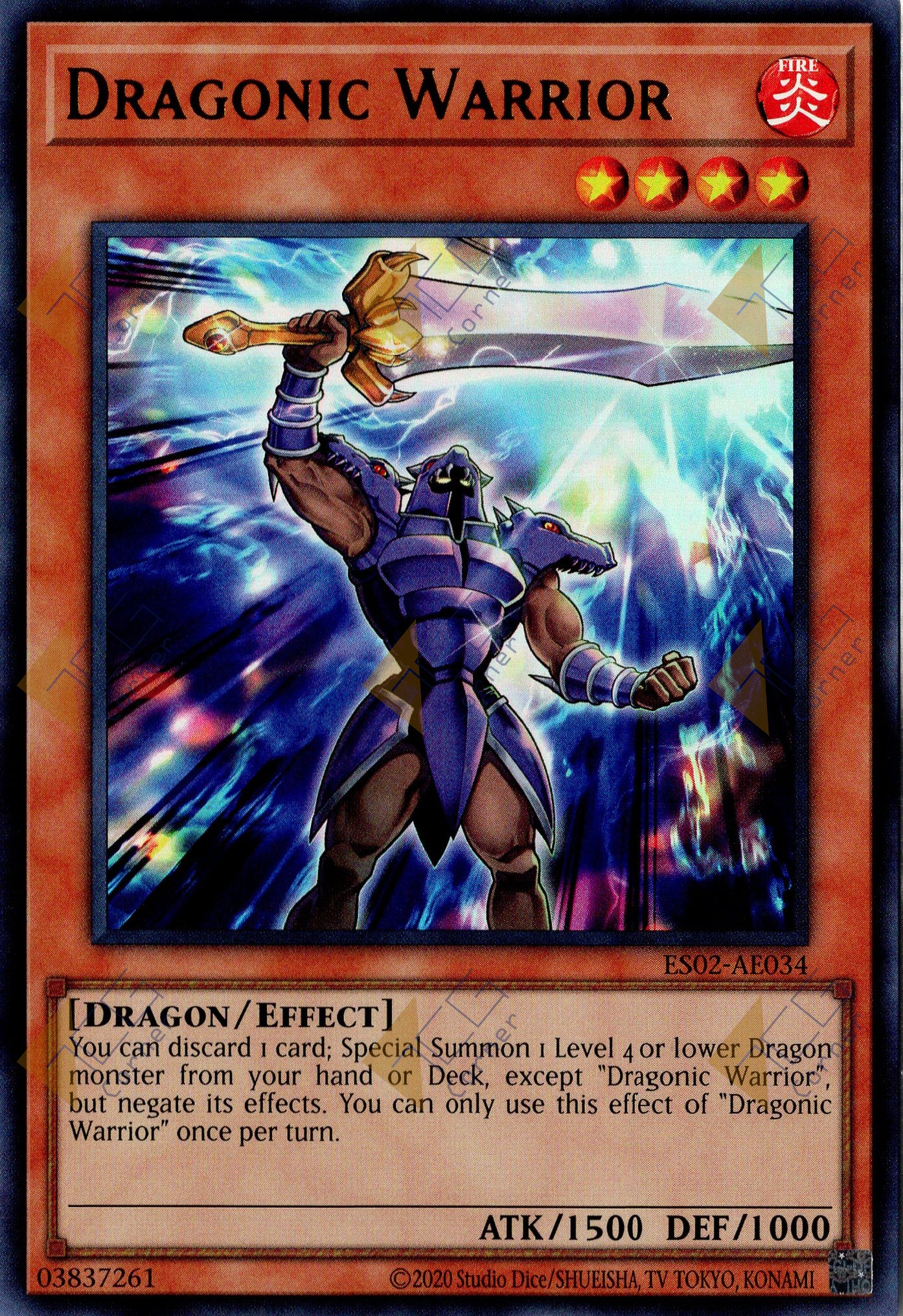 ES02-AE034 Dragonic Warrior (UR)