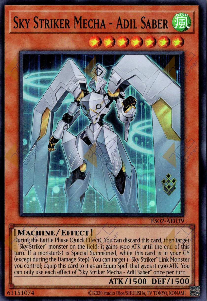 ES02-AE039 Sky Striker Mecha - Adil Saber (SR)
