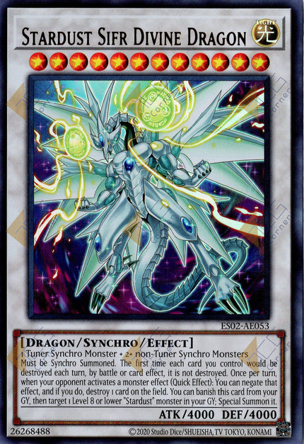 ES02-AE053 Stardust Sifr Divine Dragon (UR)