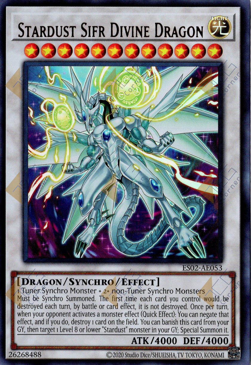 ES02-AE053 Stardust Sifr Divine Dragon (UR)