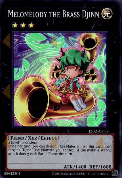 ES02-AE058 Melomelody the Brass Djinn (SR)