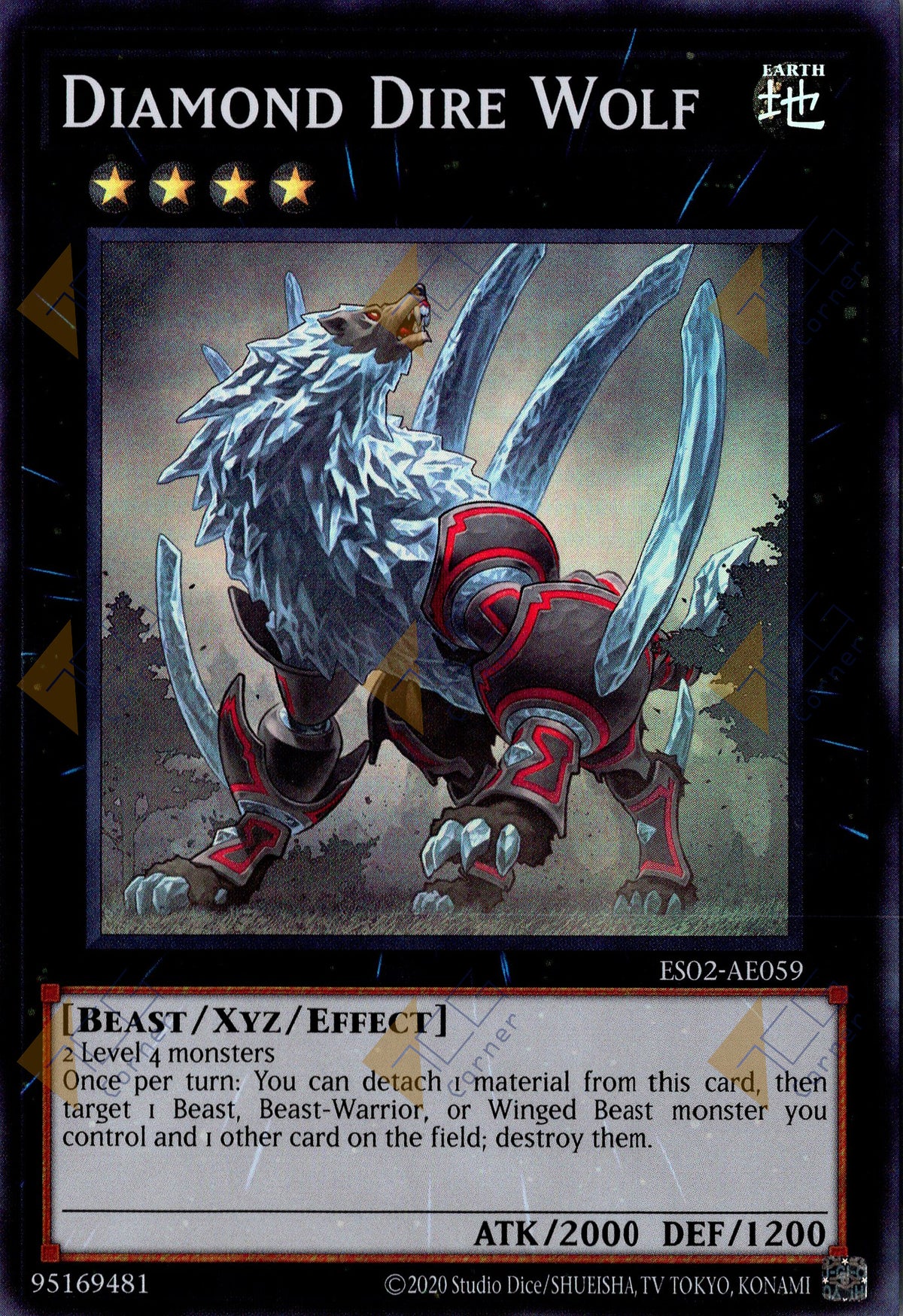 ES02-AE059 Diamond Dire Wolf (SR)