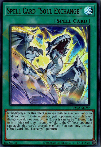 ES02-AE099 Spell Card Soul Exchange (UR)