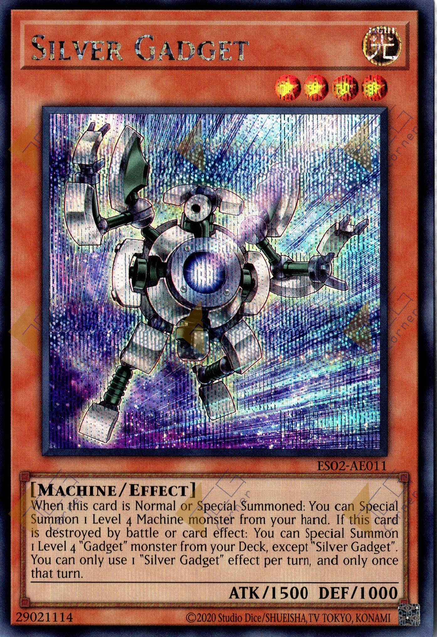 ES02-AE011 Silver Gadget (SER)