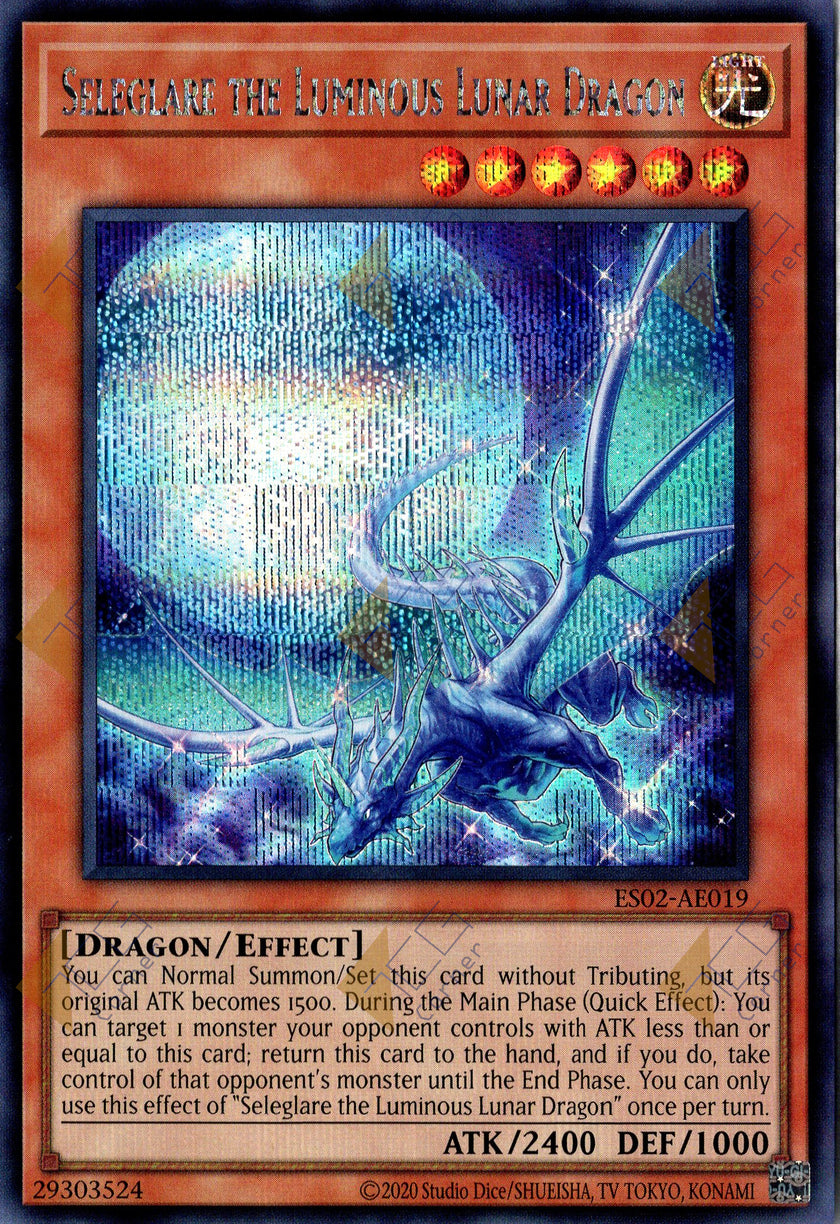ES02-AE019 Seleglare the Luminous Lunar Dragon (SER)