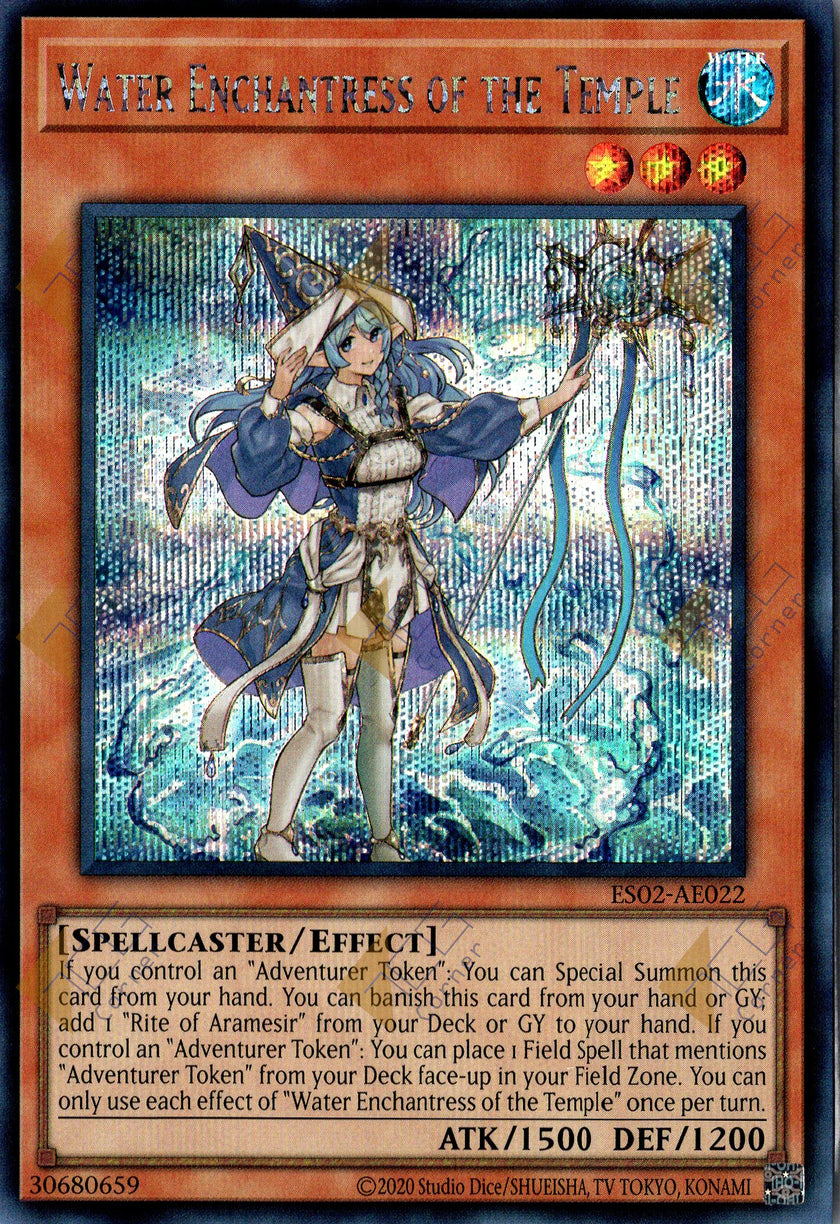 ES02-AE022 Water Enchantress of the Temple (SER)