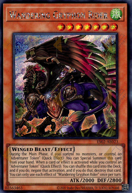 ES02-AE023 Wandering Gryphon Rider (SER)