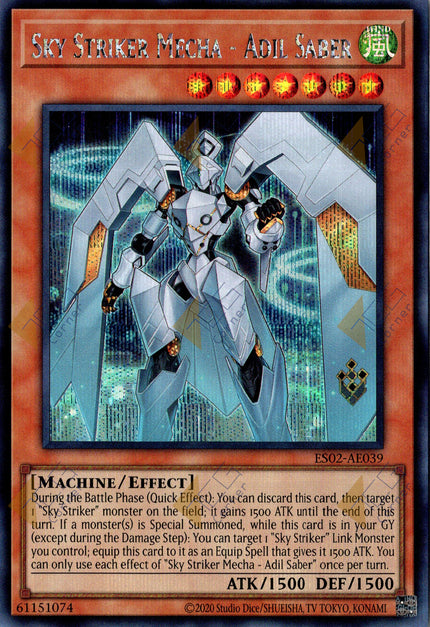 ES02-AE039 Sky Striker Mecha - Adil Saber (SER)