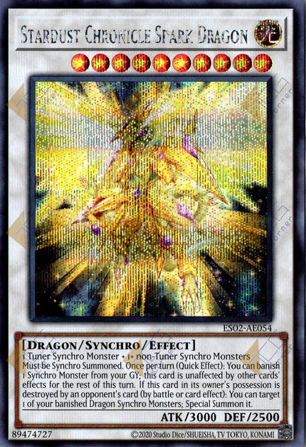 ES02-AE054 Stardust Chronicle Spark Dragon (SER)