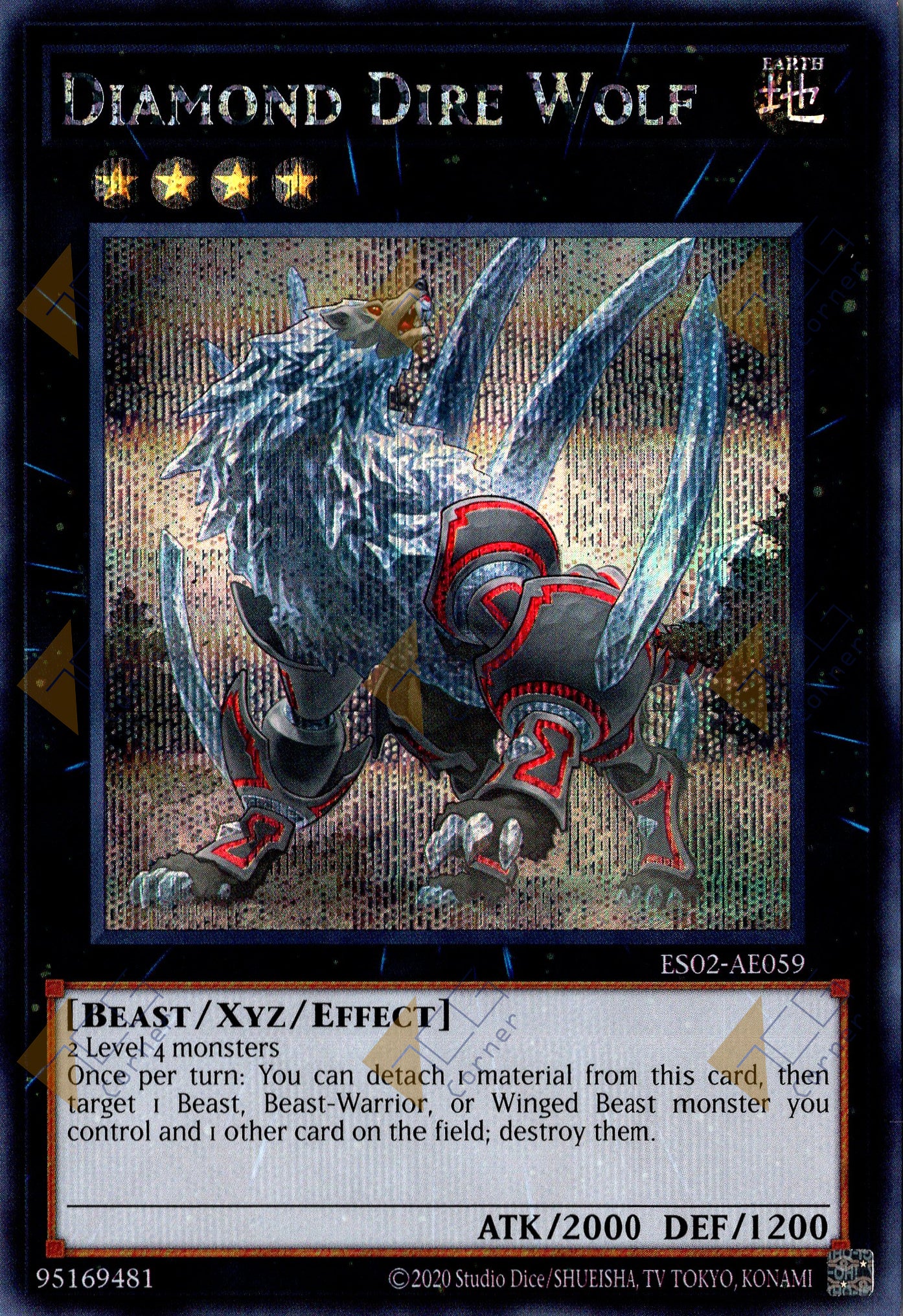 ES02-AE059 Diamond Dire Wolf (SER)