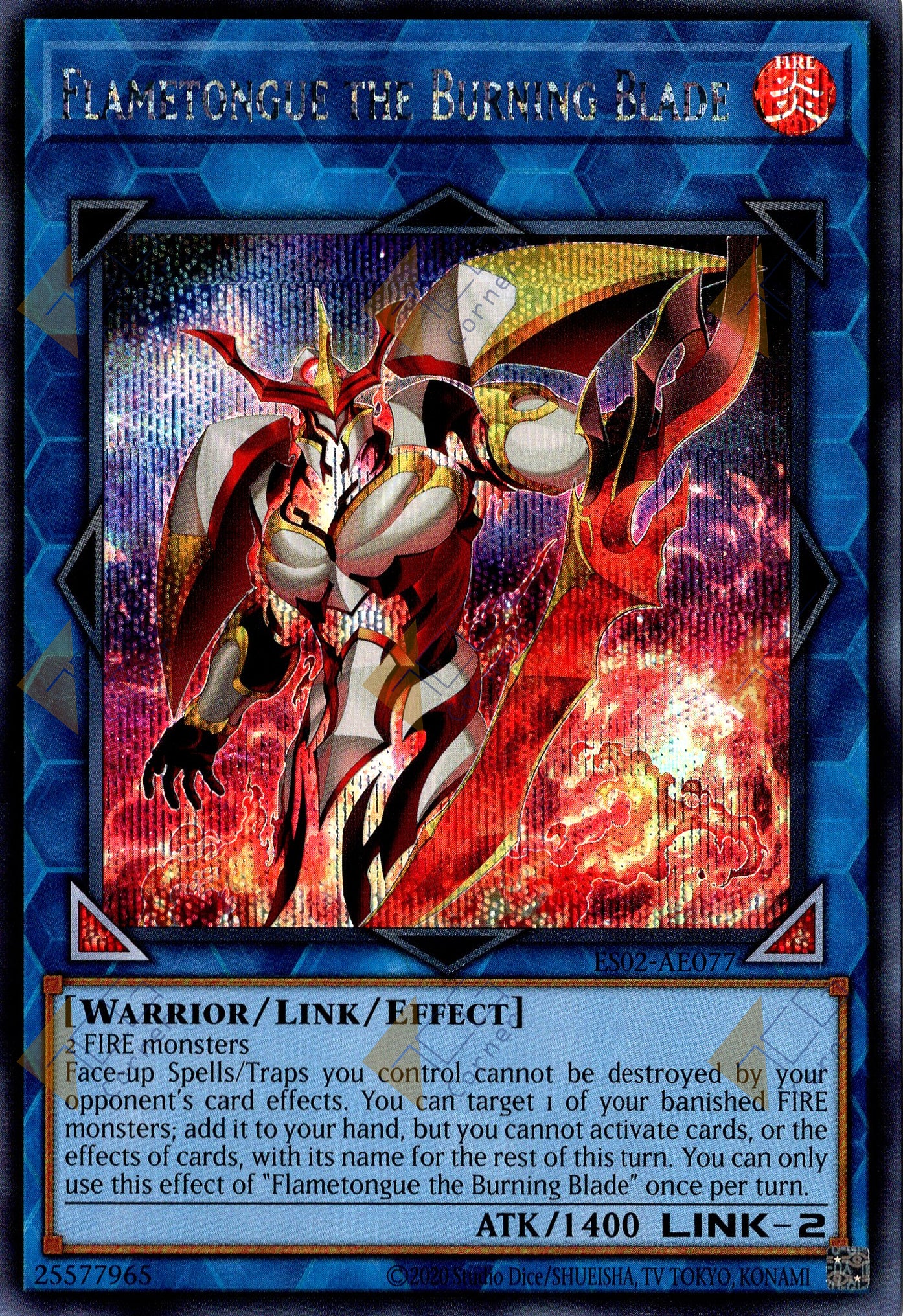 ES02-AE077 Flametongue the Burning Blade (SER)