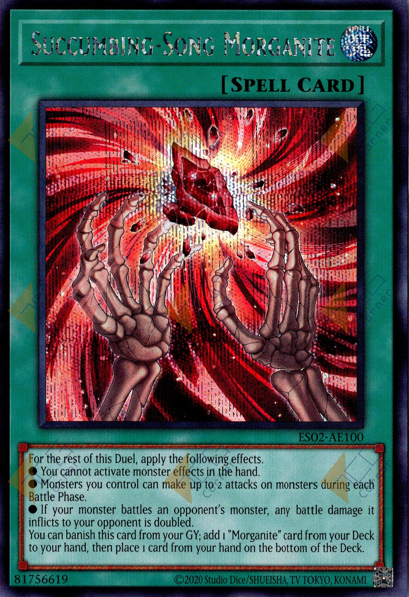 ES02-AE100 Succumbing-Song Morganite (SER)