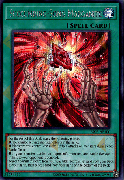 ES02-AE100 Succumbing-Song Morganite (SER)
