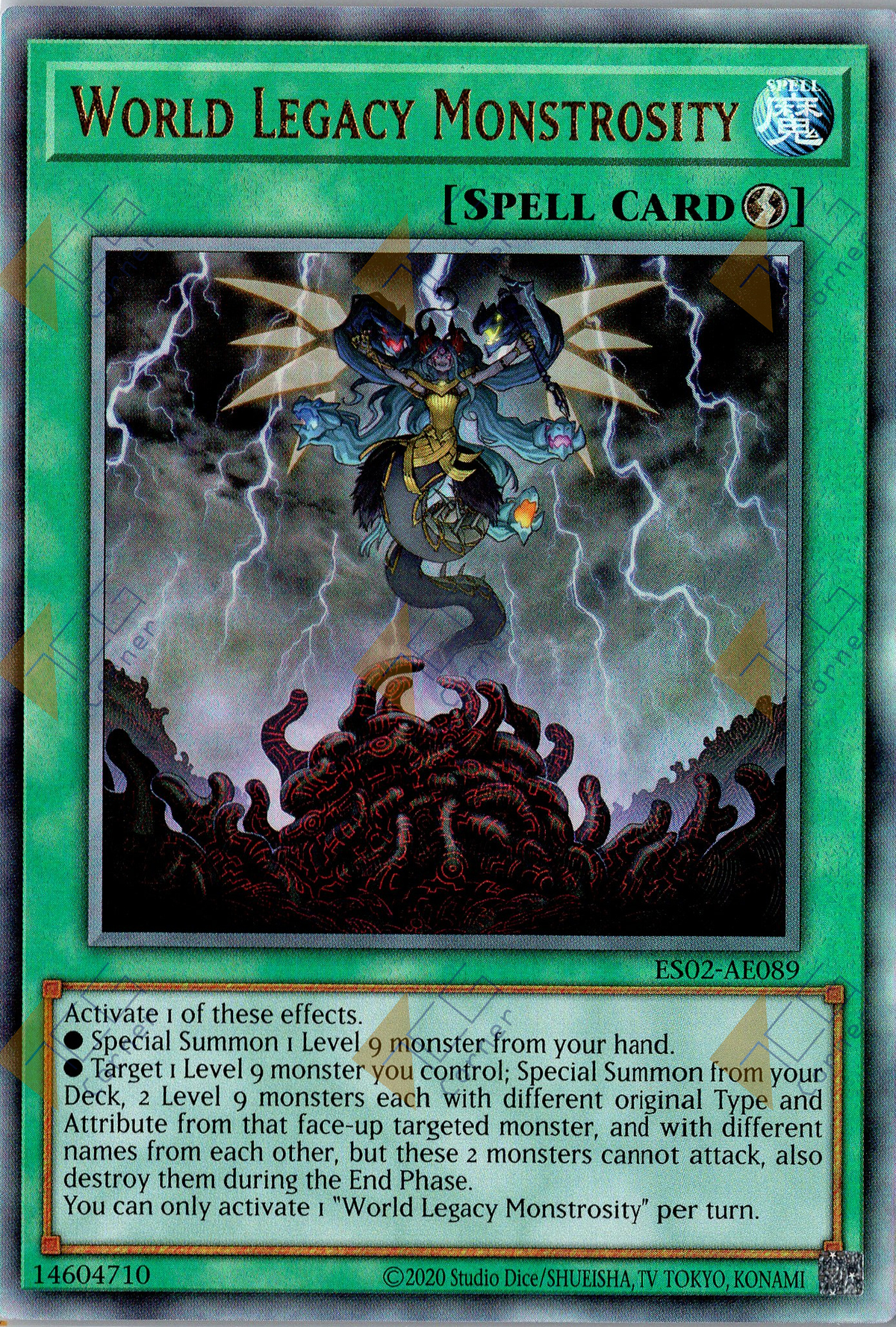 ES02-AE089 World Legacy Monstrosity (UL) (Status C)