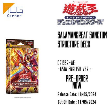 Yu-Gi-Oh! Official Card Game Duel Monsters Structure Deck Salamangreat sanctum CG1952-AE