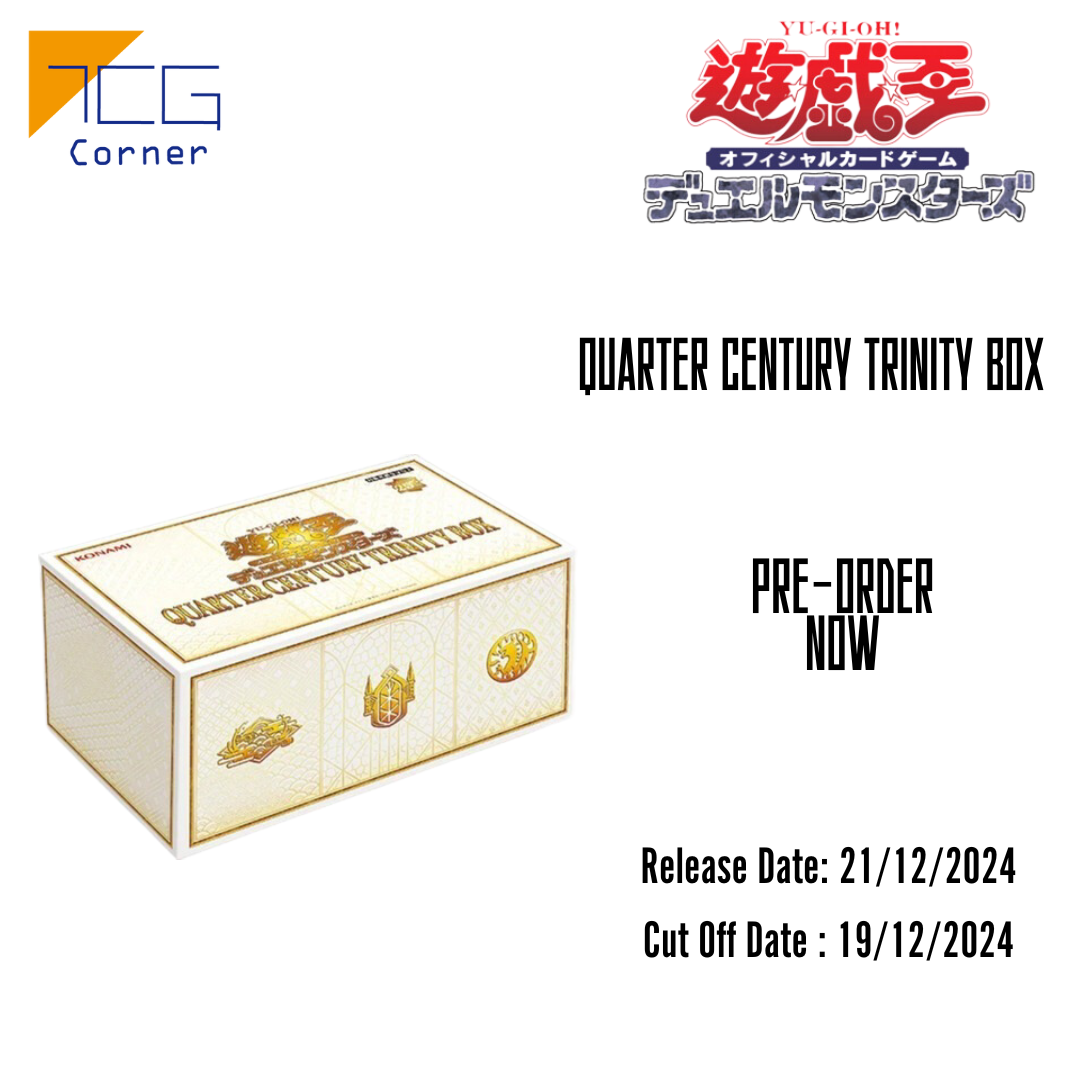 Yu-Gi-Oh! Quarter Century Trinity Box Japanese Second Pre-Order