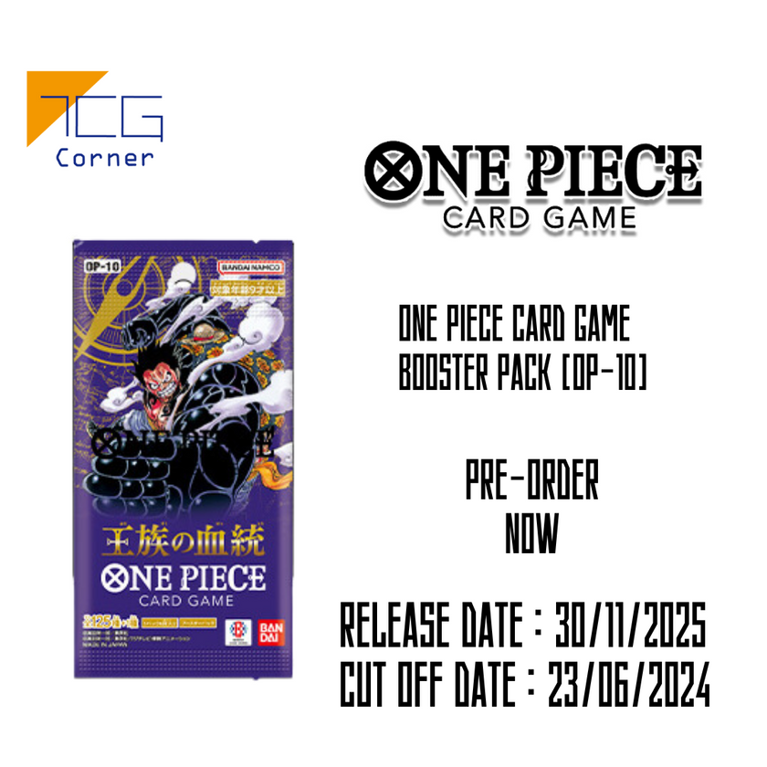 One Piece Card Game OP10 Booster Japanese Ver Pre-Order TCG Corner One Piece Card Game OP10 Booster Japanese Ver Pre-Order TCG Corner