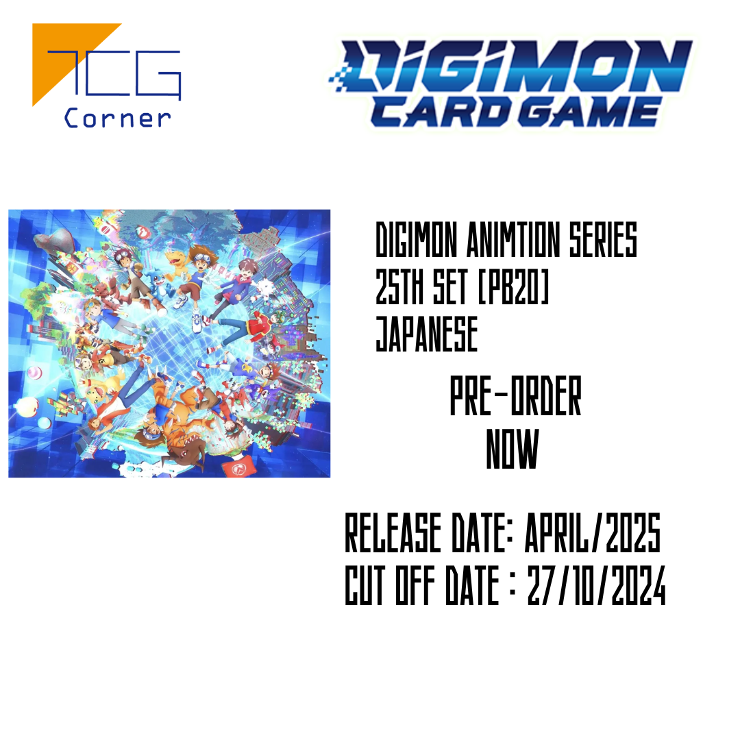Digimon 25th ANNIVERSARY SET Pre-Order – TCG Corner