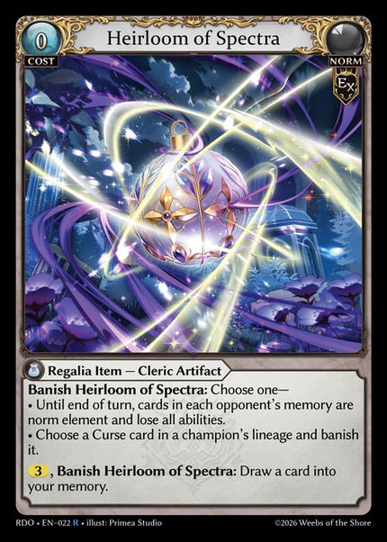 RDO-022 Heirloom of Spectra (Rare)