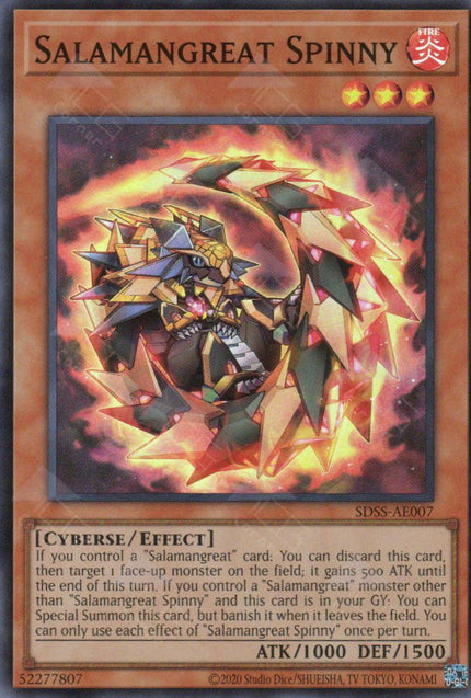 SDSS-AE007 Salamangreat Spinny (SR)