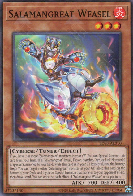 SDSS-AE010 Salamangreat Weasel (N)