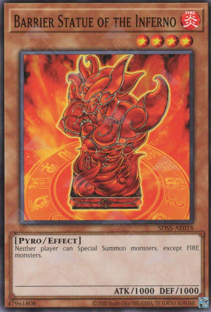 SDSS-AE018 Barrier Statue of the Inferno (N)