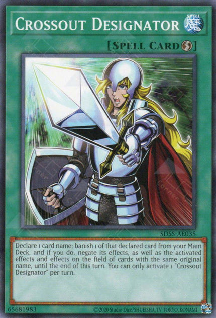 SDSS-AE035 Crossout Designator (N)