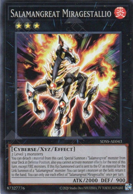 SDSS-AE043 Salamangreat Miragestallio (SR)