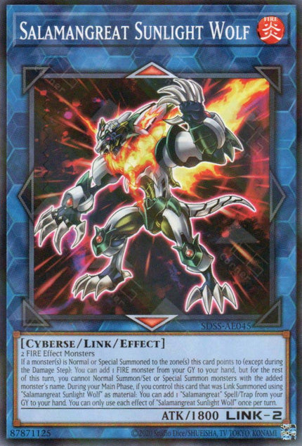 SDSS-AE045 Salamangreat Sunlight Wolf (P-N)