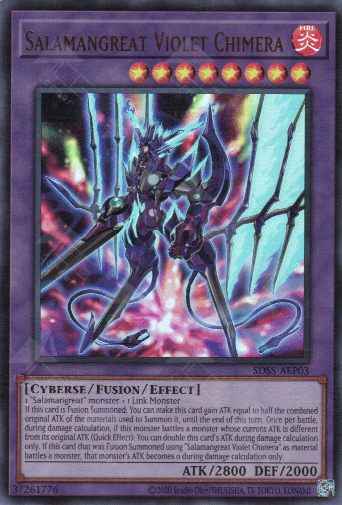 SDSS-AEP03 Salamangreat Violet Chimera (SR)