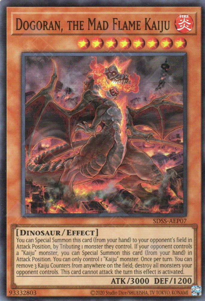 SDSS-AEP07 Dogoran, the Mad Flame Kaiju (SR)