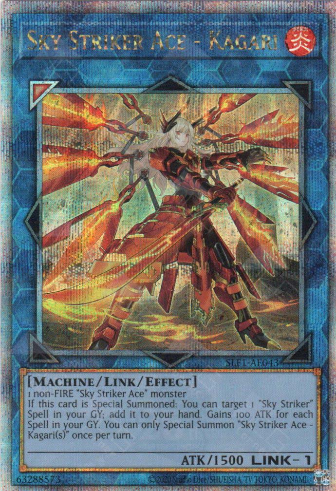 SLF1-AE043 Sky Striker Ace - Kagari (QCSR) (Alternate Art)
