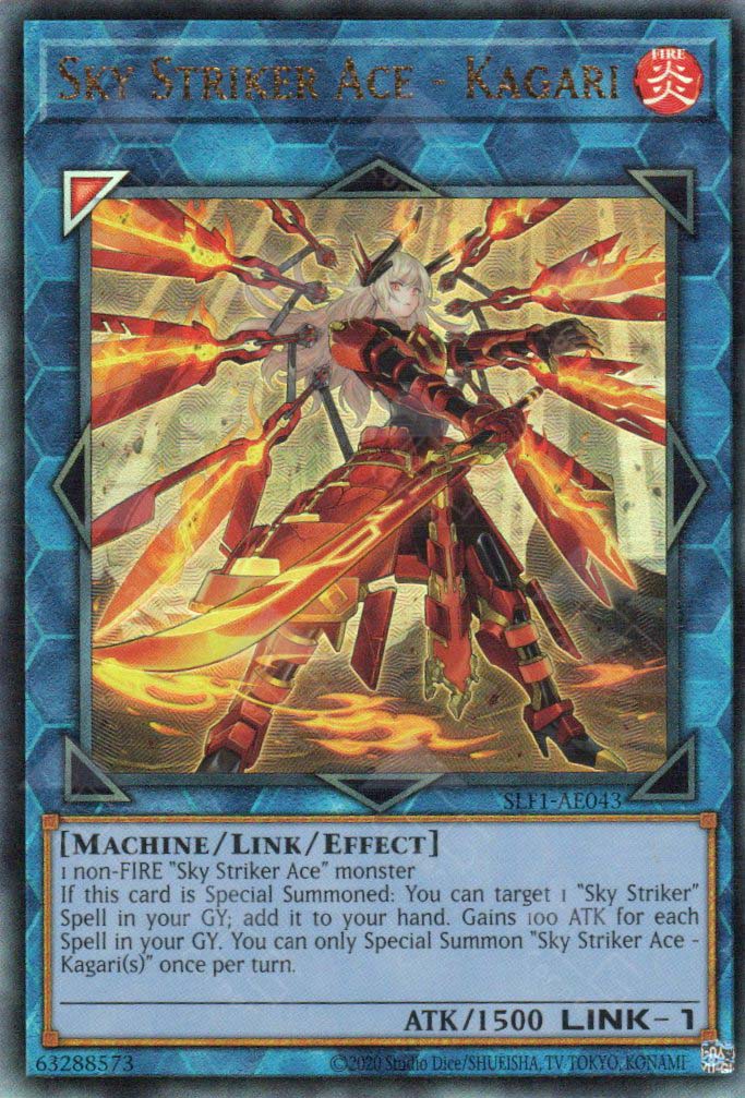 SLF1-AE043 Sky Striker Ace - Kagari (UL) (Alternate Art)