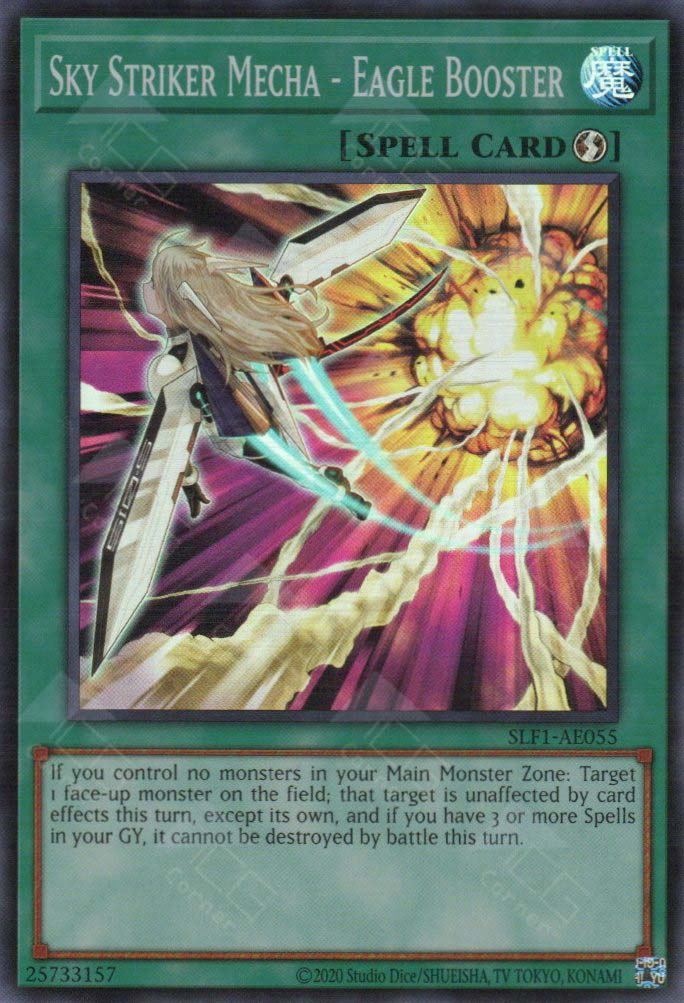 SLF1-AE055 Sky Striker Mecha - Eagle Booster (SR)