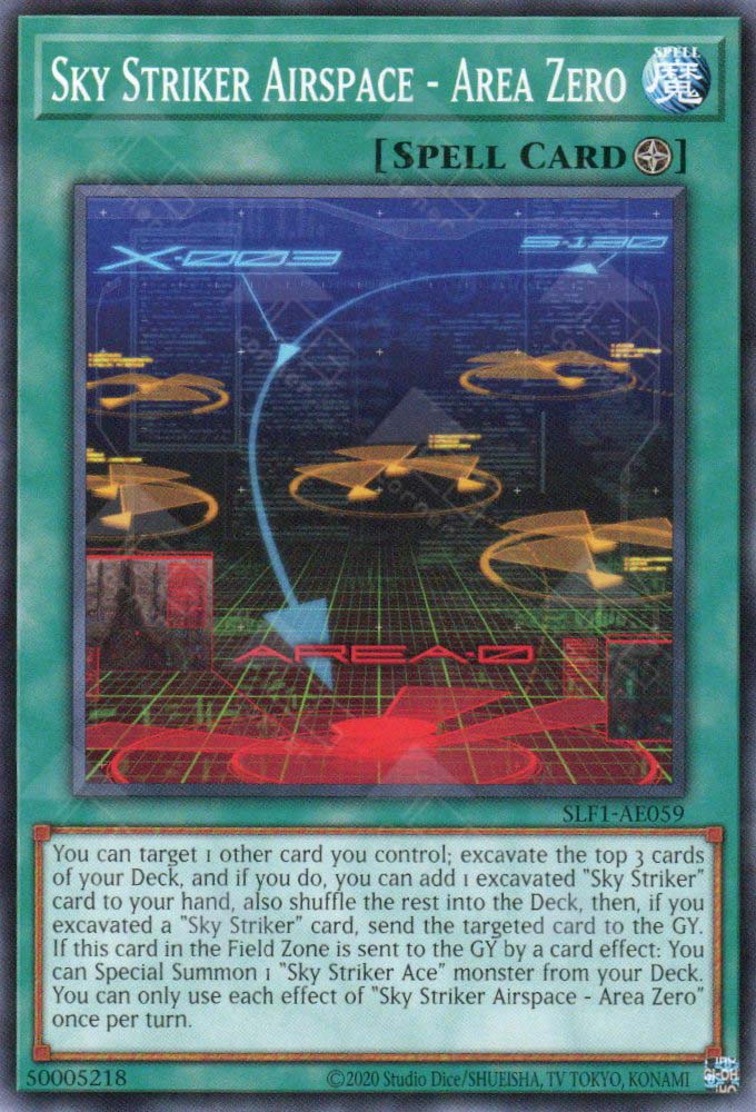 SLF1-AE059 Sky Striker Airspace - Area Zero (N)