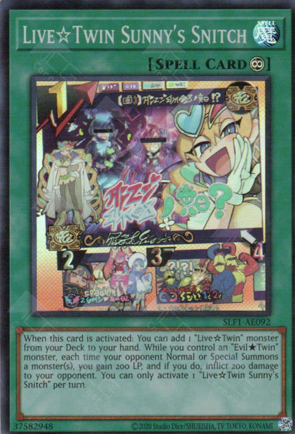 SLF1-AE092 Live?Twin Sunny's Snitch (SR)