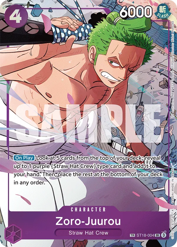 Zoro-Juurou (ST18-004) - Emperors in the New World